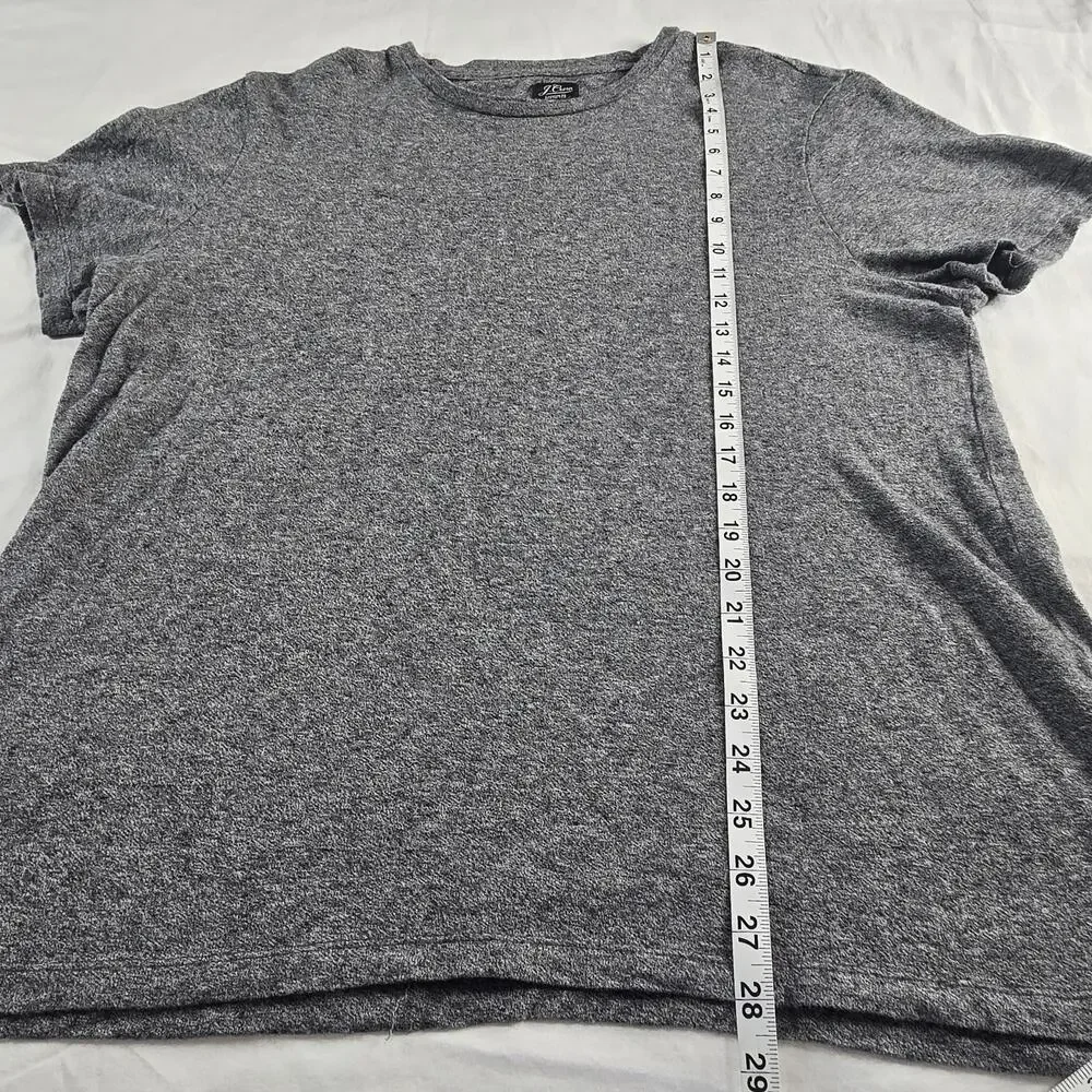 J. Crew Cashmere Blend Tee Men's Short Sleeve T-Shirt Gray Soft Knit #AU699